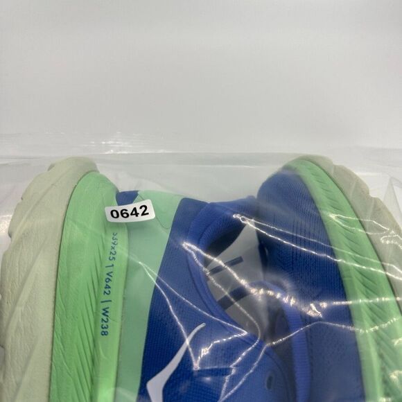 Hoka One One M Mach 4 Shoes Mens Size 10 D Blue Green Running Cushioned